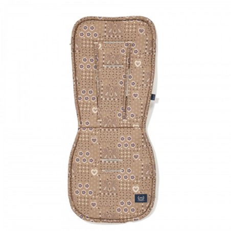 Jalutuskäru istmevooder Puuvillane Velvet Multi BANDANA MOCCA