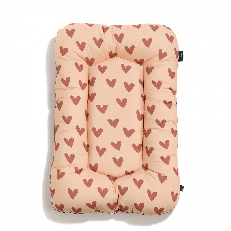 Baby Nest Cotton Velvet HEARTBEAT ROOSA
