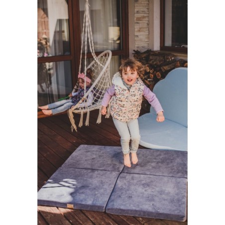 Kokkuvolditav pehme mängumatt 120x120 cm