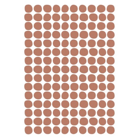 Seinakleebised Basic dots, terra