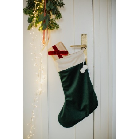 Velvet jõulusokk, roheline