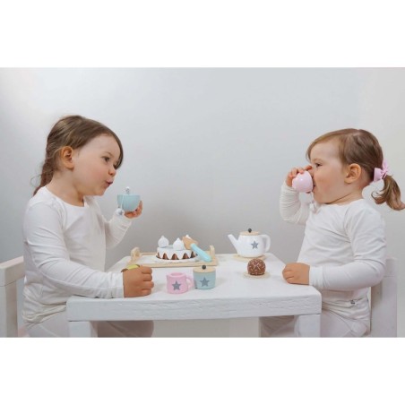 Teejoomise komplekt puidust