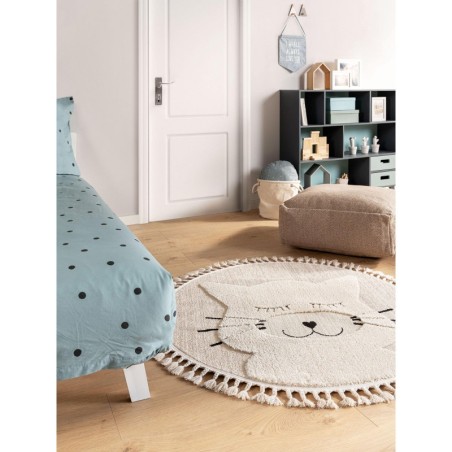 Lastetoa vaip Momo cat kreem Ø 120 cm