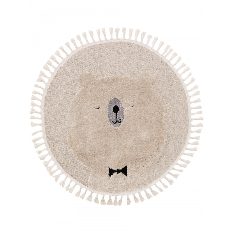 Lastetoa vaip Momo bear kreem Ø 120 cm