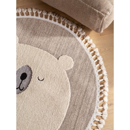 Lastetoa vaip Momo bear beež Ø 120 cm