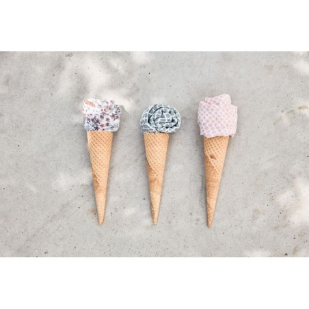 Beebilapid 31x31 cm - 3 tk - snake pale pink