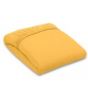 Kummiga voodilina jersey 120x60 cm, kollane