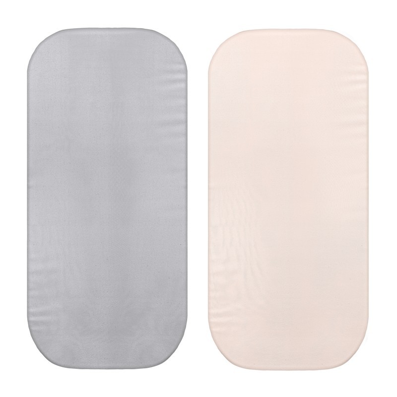 Puuvill vankrilinad 2tk, hall/beež