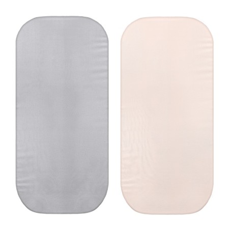 Puuvill vankrilinad 2tk, hall/beež