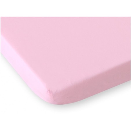 Kummiga voodilina 120x60 cm, roosa