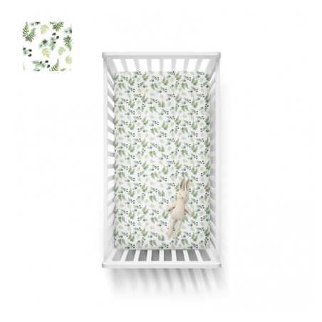 Kummiga voodilina 120x60 cm , wolf forest