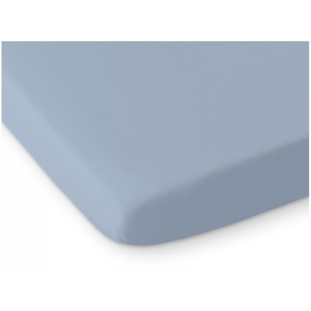 Kummiga voodilina 60x120 cm, pastell sinine