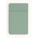 Kummiga voodilina 120x60 cm, pastell roheline