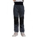 Softshell püksid fliisvoodriga Flexi lastele, hall