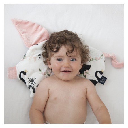 Beebipadi "Sleepy pig" BOHO PALMS - MULBERRY