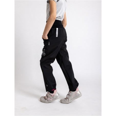 Softshell püksid fliisvoodriga Basic, must