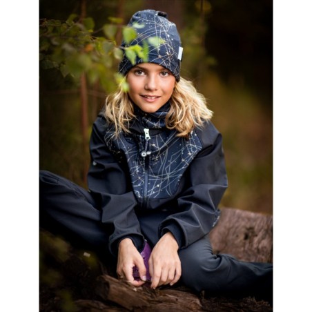 Softshell püksid fliisvoodriga Basic, must