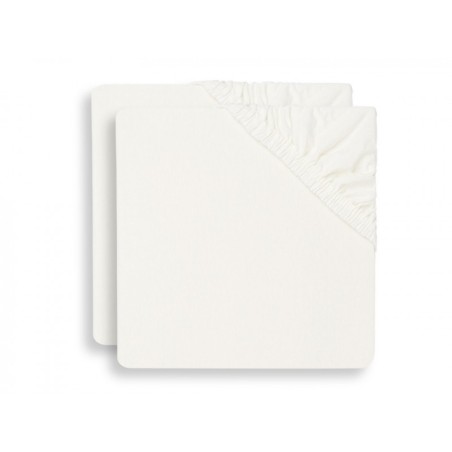 Kummiga voodilinad 60x120 cm, 2 tk, ivory