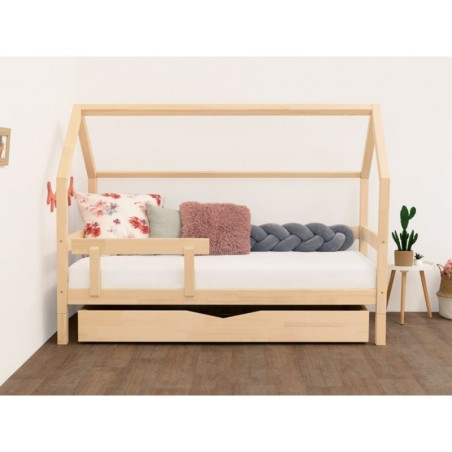 Voodi kõrgendus lisajalad 20 cm, naturaalne (läbipaistev õli)