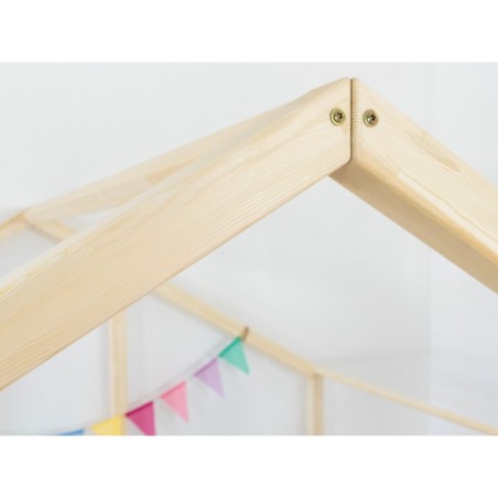 Puidust majavoodi kahele lapsele Villy, naturaalne (läbipaistev õli)