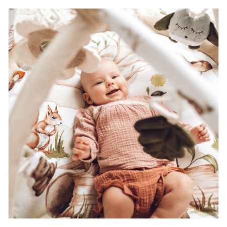 Mängumatt kaartega, happy bear