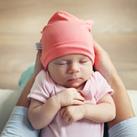 Beebimüts 3-6 kuud, bambus, beež