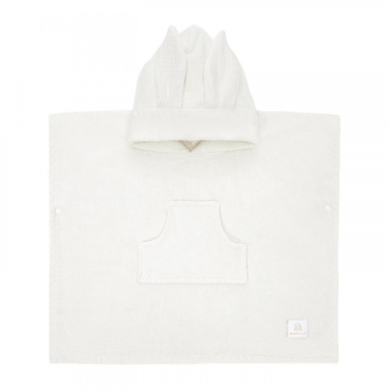 Bambus pontšo rätik, valge