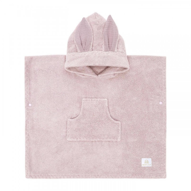 Bambus pontšo rätik, roosa