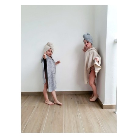 Bambus pontšo rätik, hall