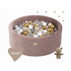 Pallimeri Teddy bear velvet H30 + 250 palli