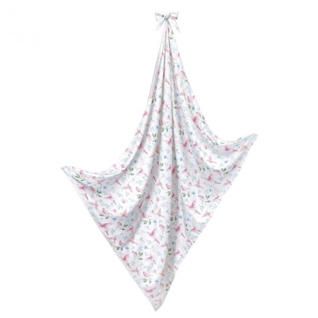 Õhuke tekk bambus 120x100 cm, PARADISE BIRDS