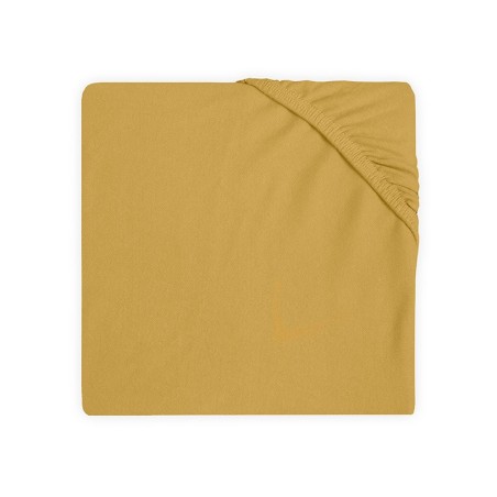 Kummiga voodilina 60x120, sinep