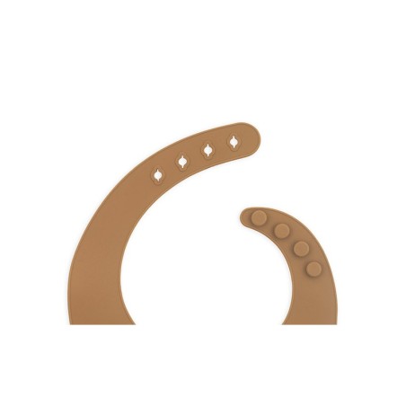 Silikoonist beebipõll taskuga, caramel