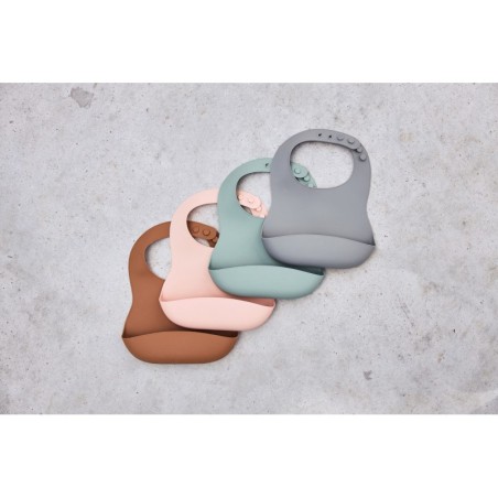 Silikoonist beebipõll taskuga, caramel