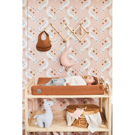 Silikoonist beebipõll taskuga, caramel