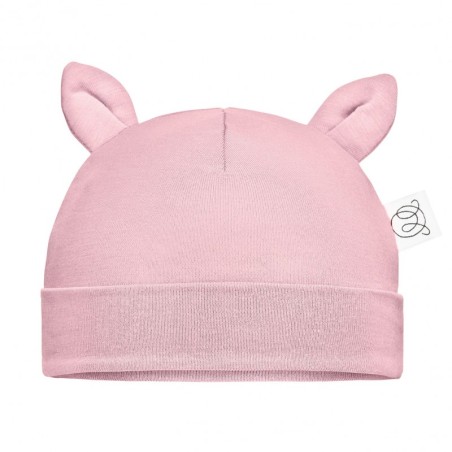 Beebimüts 3-6 kuud, bambus, blush pink