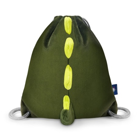 Laste seljakott, roheline dinosaurus
