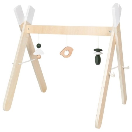 Puidust beebi mängukeskus