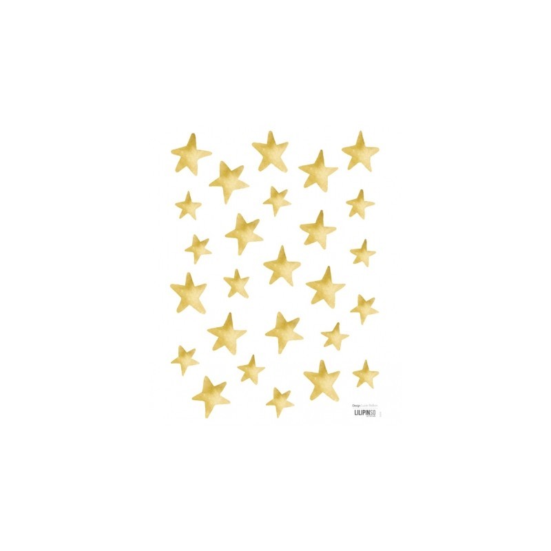 Seinakleebis kuldsed tähekesed 26 tk