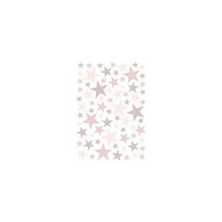 Seinakleebised Stars, 74 tk, vanaroosa