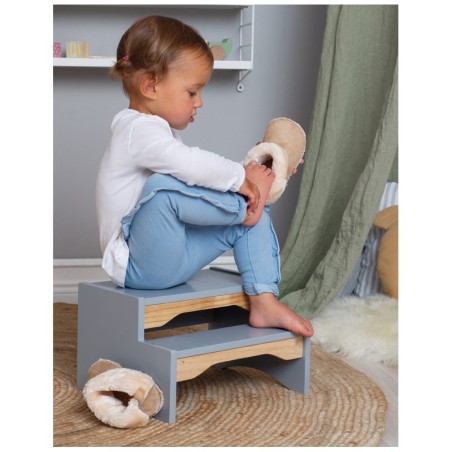 Laste puidust astmepink / iste, hall