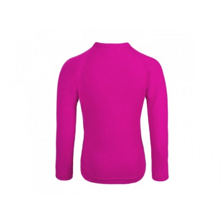 Bambus pikkade varrukatega pluus, fuksia