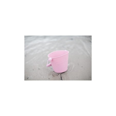 Scrunch ämber, pastell roosa