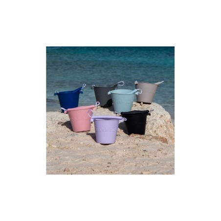 Scrunch ämber, tumesinine