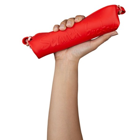 Scrunch ämber, punane