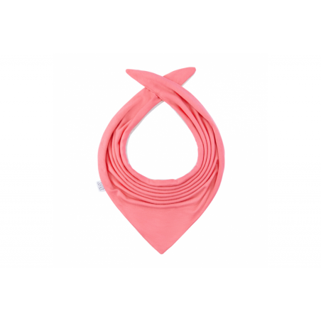 Bambus kahepoolne kolmnurk-sall, korall/beež