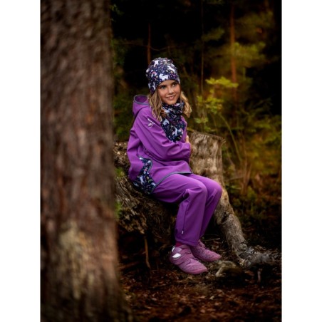 Softshell püksid fliisvoodriga Basic, lilla