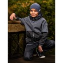 Laste softshell jope fliisvoodriga Street, must/hall