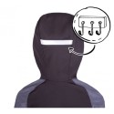 Laste softshell jope fliisvoodriga Street, must/hall
