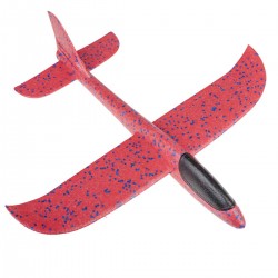Aerodünaamiline lennuk 47x49 cm, punane